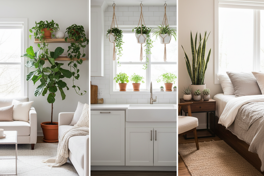 Best Plant Setups for Living Rooms, Kitchens, and Bedrooms