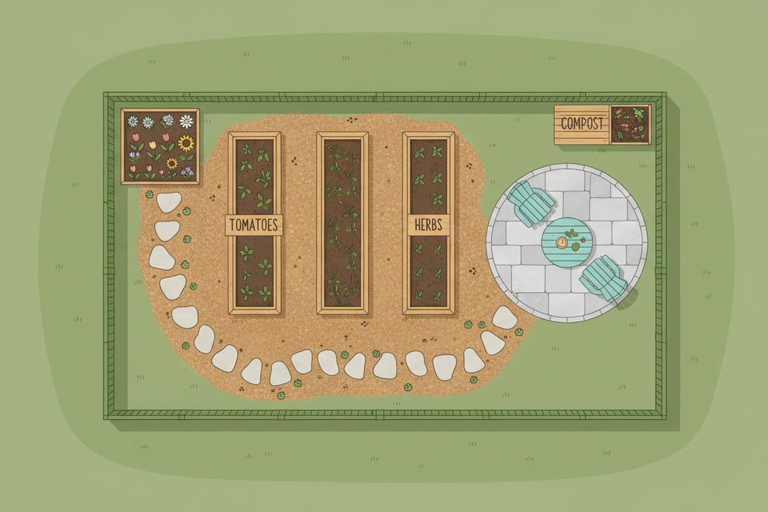 How to Design a Simple Backyard Garden Layout