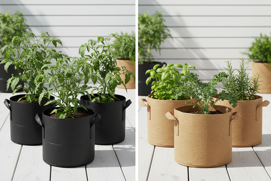 Plastic vs. Fabric Grow Bags: Which Is Better for Home Gardening?