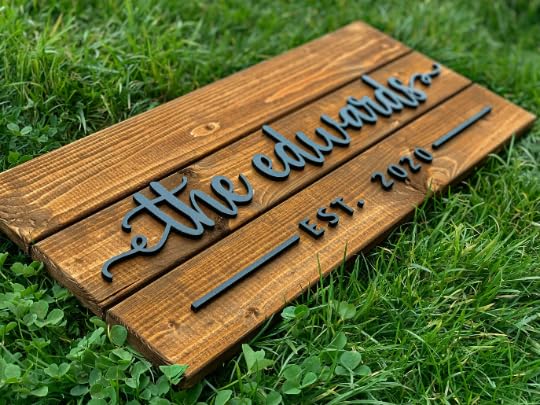 Custom Wood Sign | Personalized Family Name Sign | Last Name Pallet Sign | Wedding Gift | Home Wall Decor | Anniversary Gift (Large)