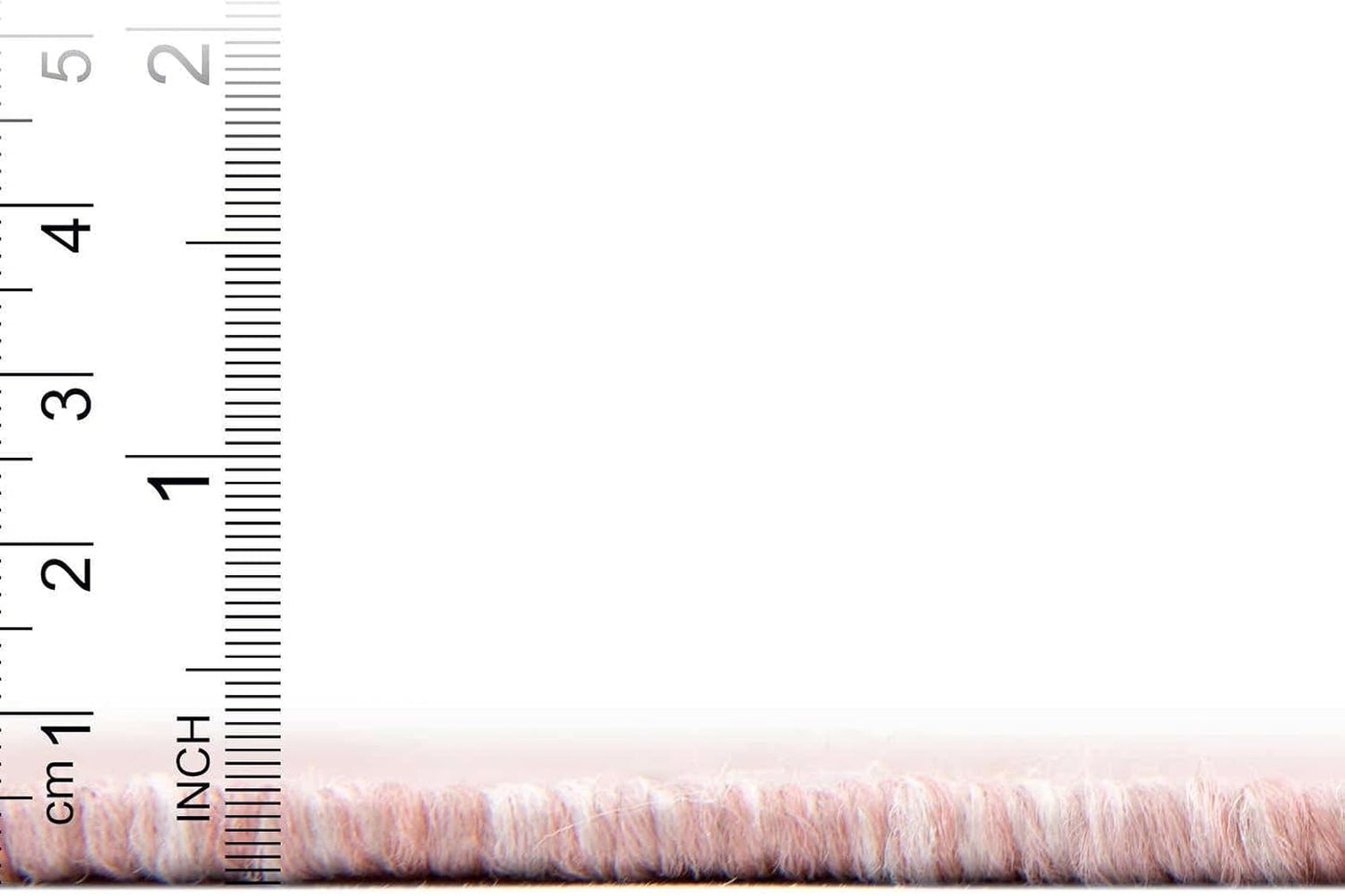 Unique Loom Collection Casual Transitional Solid Heathered Indoor/Outdoor Flatweave Area Rug (7' 10" x 11' Rectangle, Whisper Pink/Ivory)