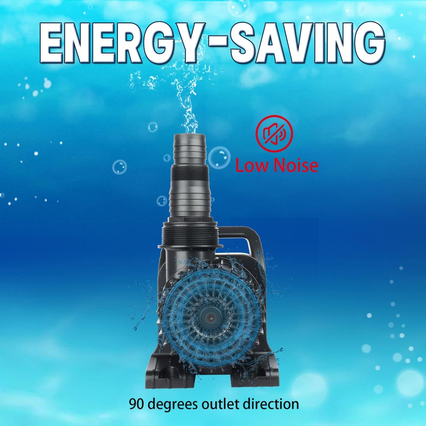 WaterRebirth (14000GPH, UL Listed) PS- High Flow Submersible Water Pond Pump - Water Aquarium Fountain Pump - Aquarium,UL listed (14000GPH-1100W)