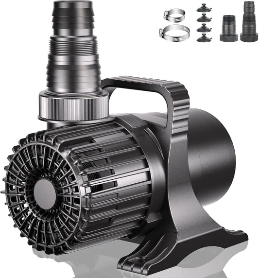 WaterRebirth (4000GPH-230W,UL listed) Large Fountain Submersible Water Pond Sump Pump Aquarium Electric Waterfall Pump Outdoor PS- 4000