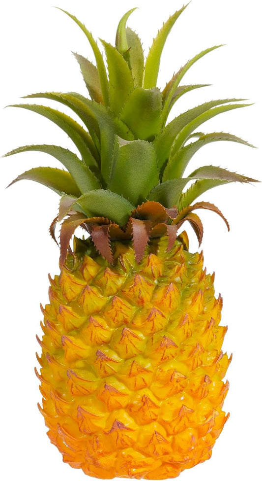 QIRMIZI Artificial Pineapple -Simulated Fruit Decoration, Lifelike Fake Fruit Model, Perfect for Home Decor, Kitchen, Party & Photography Prop – Realistic & Eco-Friendly,Yellow Meduim