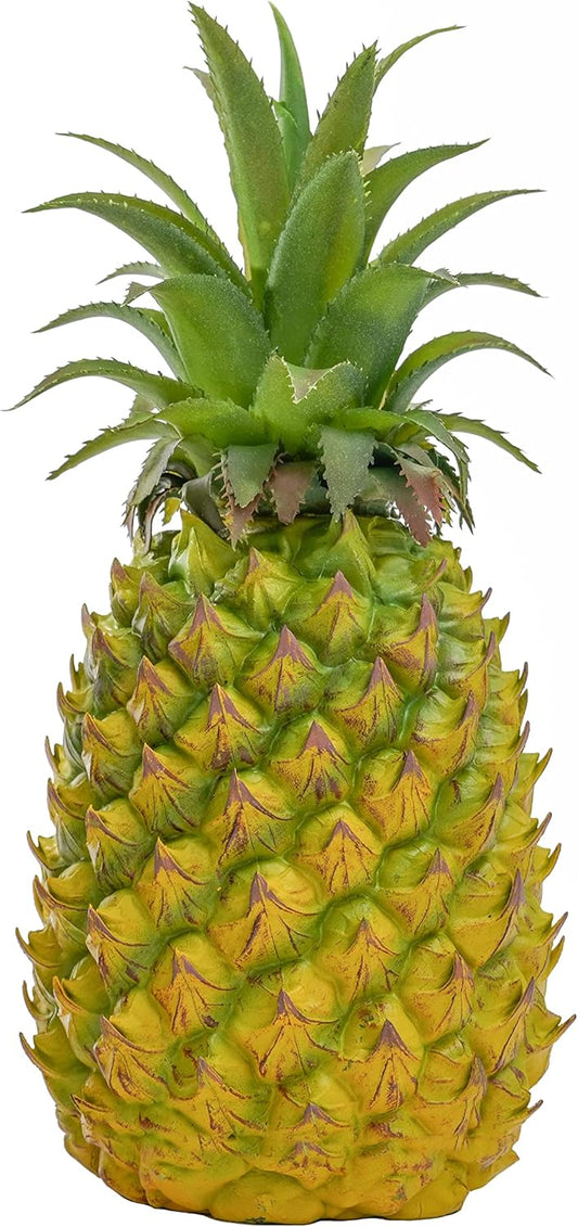 QIRMIZI Artificial Pineapple -Simulated Fruit Decoration, Lifelike Fake Fruit Model, Perfect for Home Decor, Kitchen, Party & Photography Prop – Realistic & Eco-Friendly,Green Large