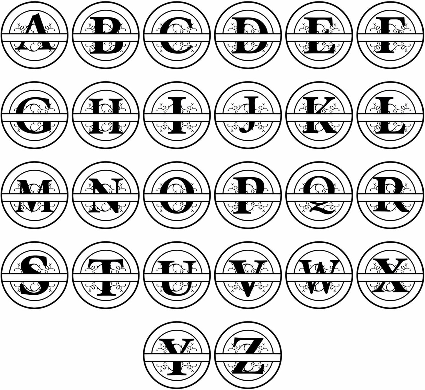 Personalized Metal Name Signs, Split Letter Monogram Wall Decor, Custom Last Name Sign, Family Name Sign for Outdoor, Personalized Wedding Gift, Garden Decor, Metal Wall Art, Housewarming Gift