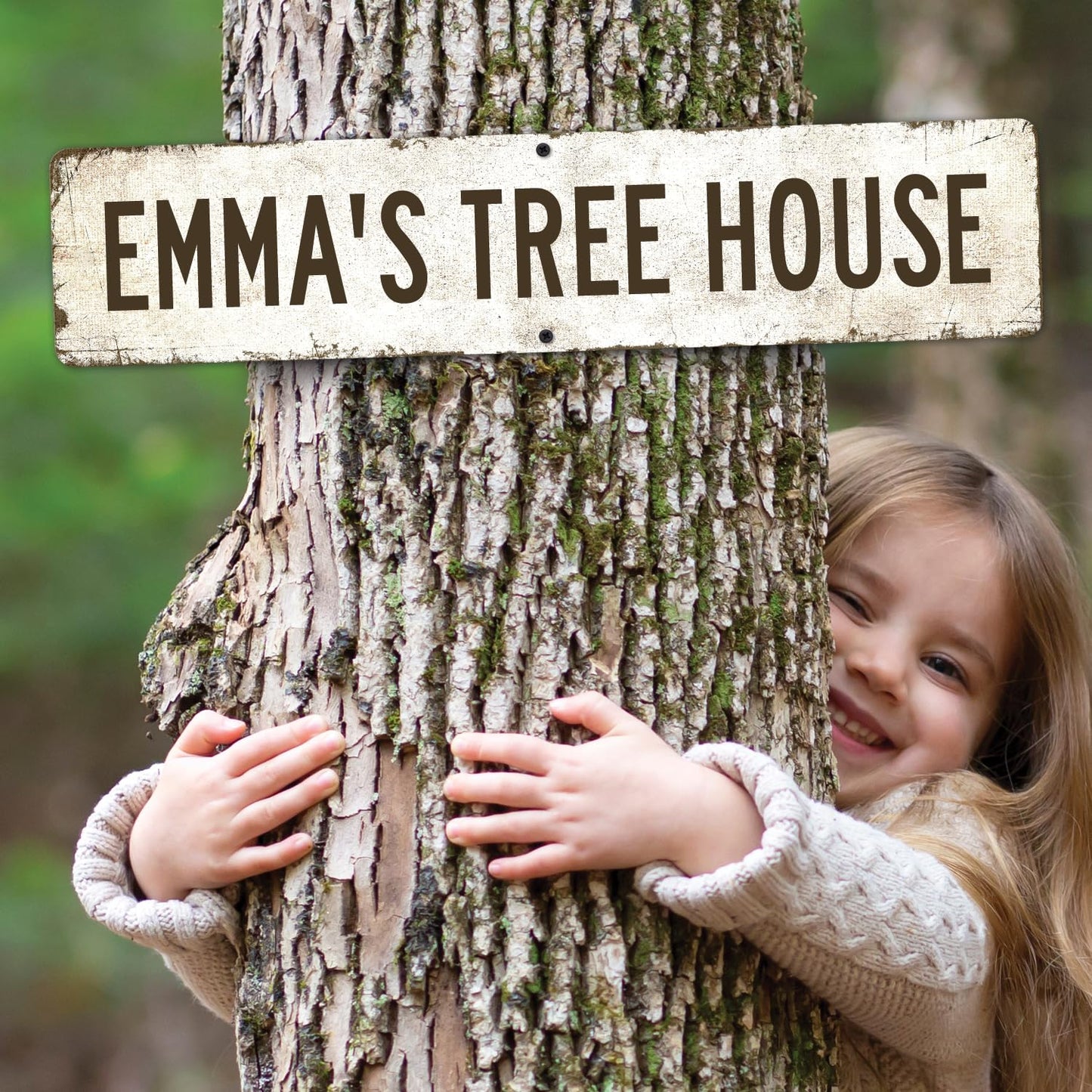 Rustic Custom Sign, Personalized Metal Signs, Gift for Him Men Dad, Man Cave, Indoor and Outdoor Use, 4x18 Inches, ACM, Fade Resistant, Made in the USA