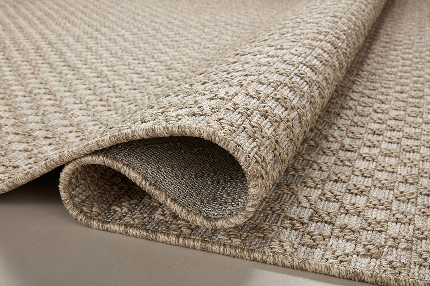 Loloi Dawn Collection Indoor/Outdoor DAW-02 Tan 7'-8" x 10' Area Rug