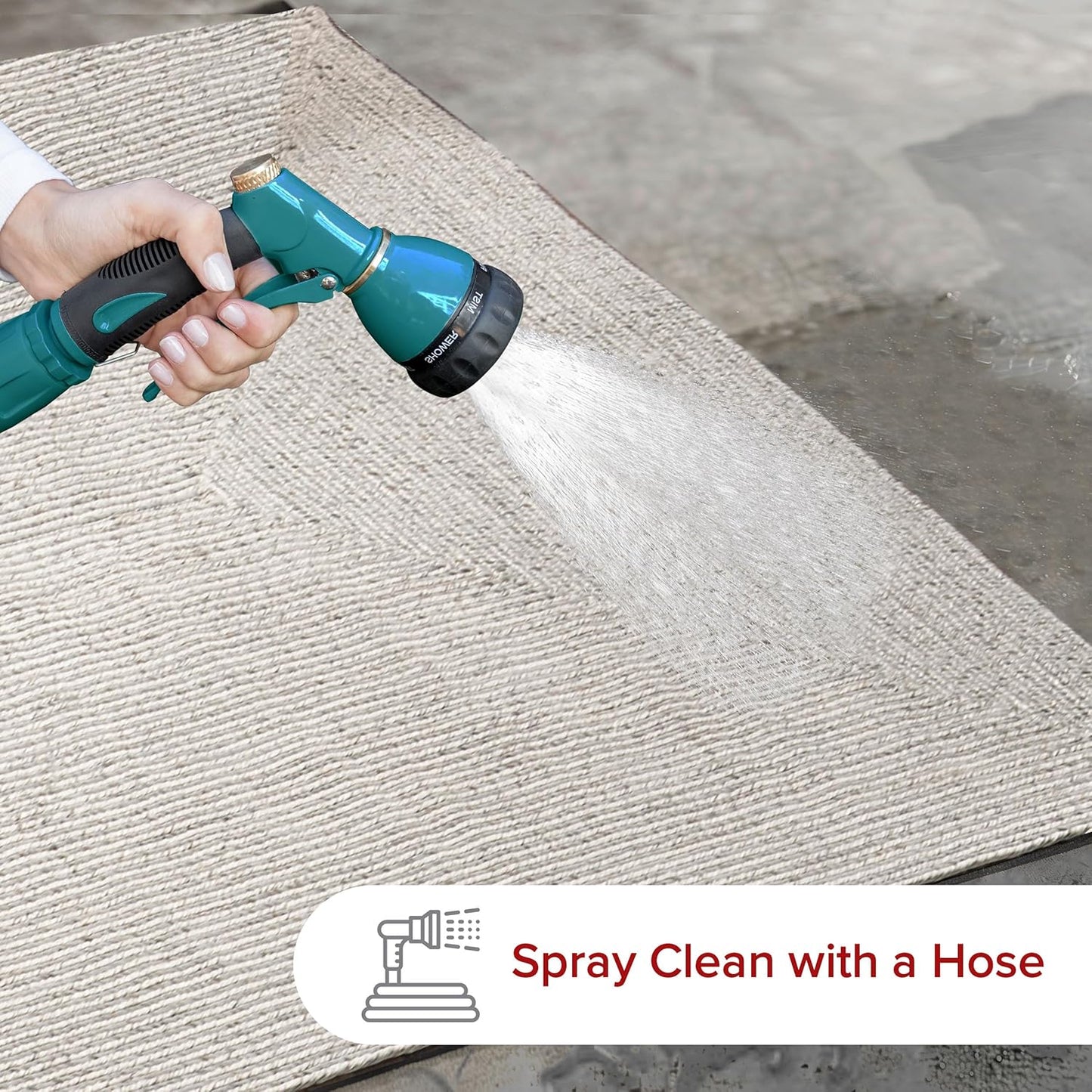 nuLOOM Wynn Braided Indoor/Outdoor Area Rug, 8x10, Ivory