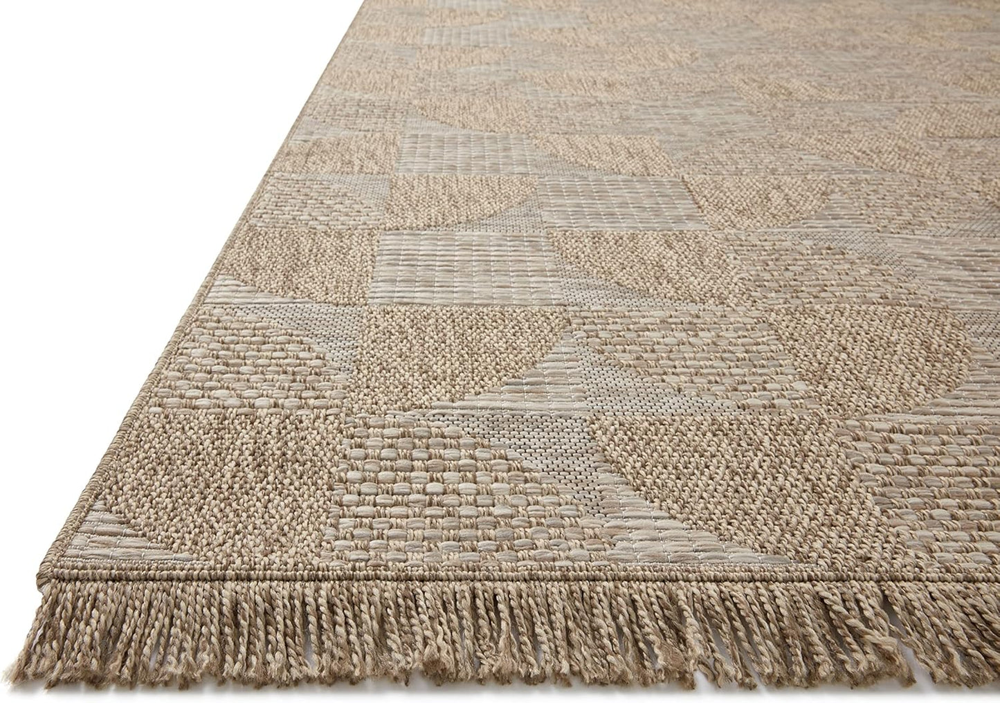 Loloi Dawn Collection Indoor/Outdoor DAW-08 Beige 6'-4" x 9'-2" Area Rug