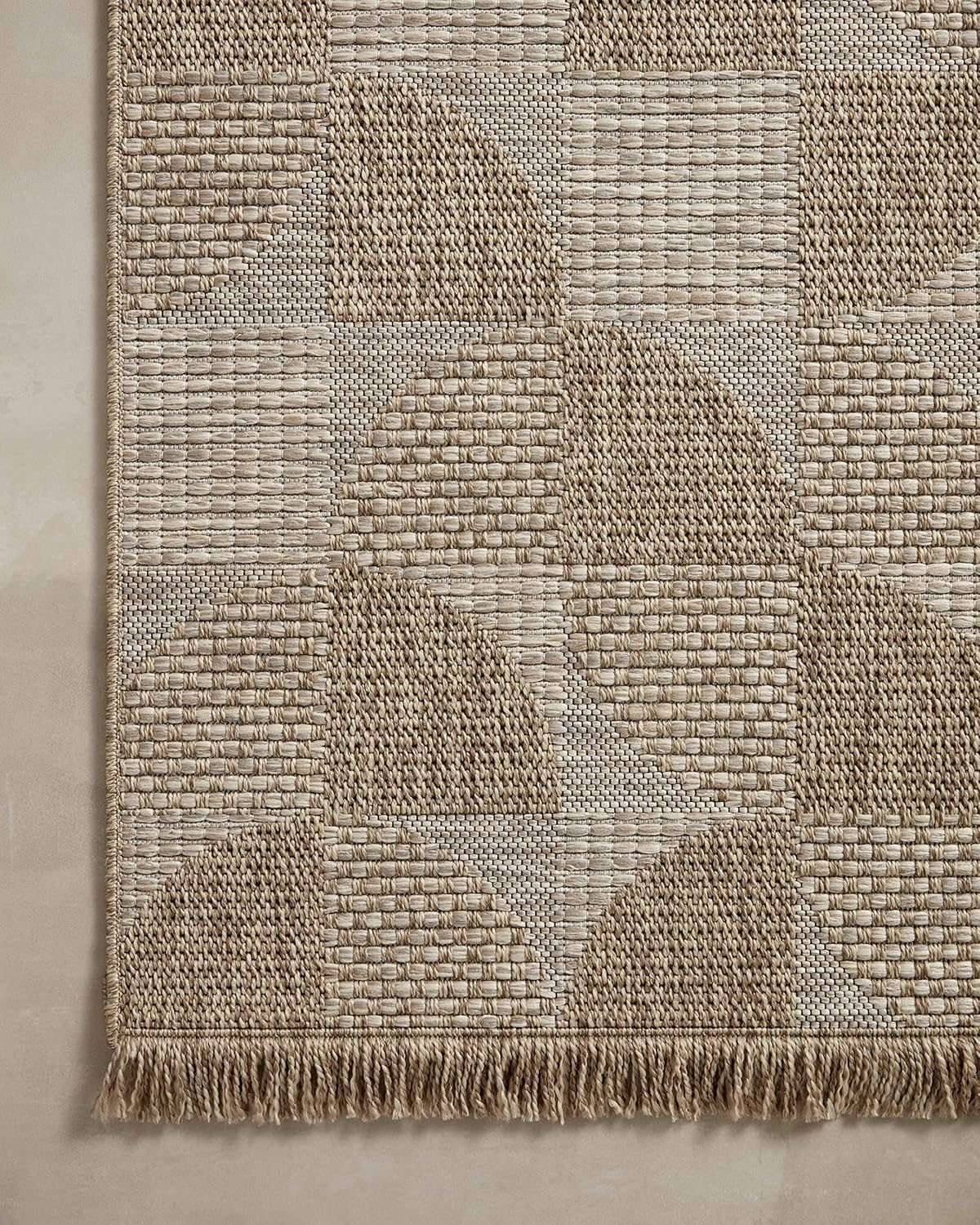 Loloi Dawn Collection Indoor/Outdoor DAW-08 Beige 2'-3" x 10'-0" Runner Rug